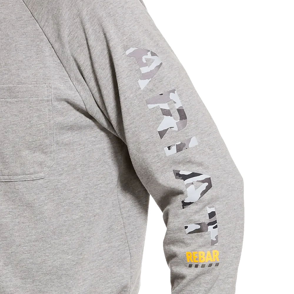 Ariat Men's Grey Rebar Cotton Strong Graphic T-Shirt