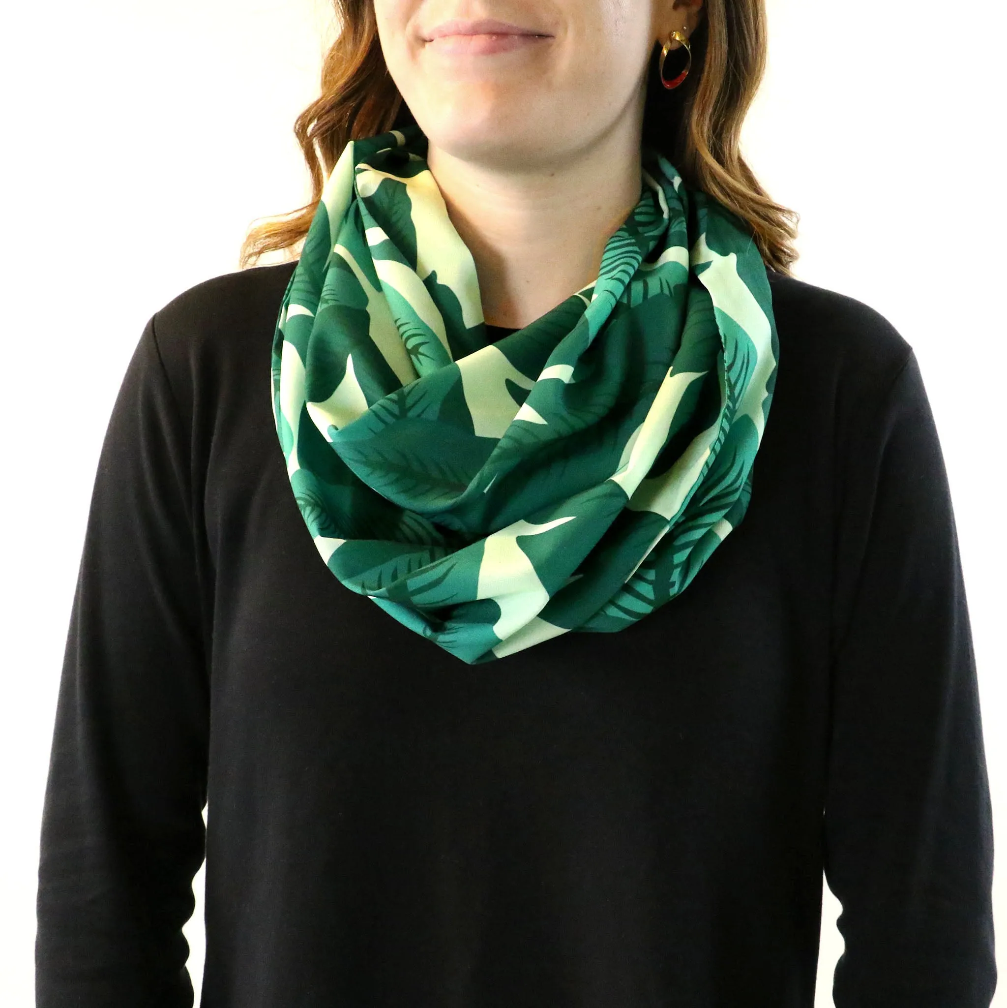 Banana Leaves Infinity Scarf