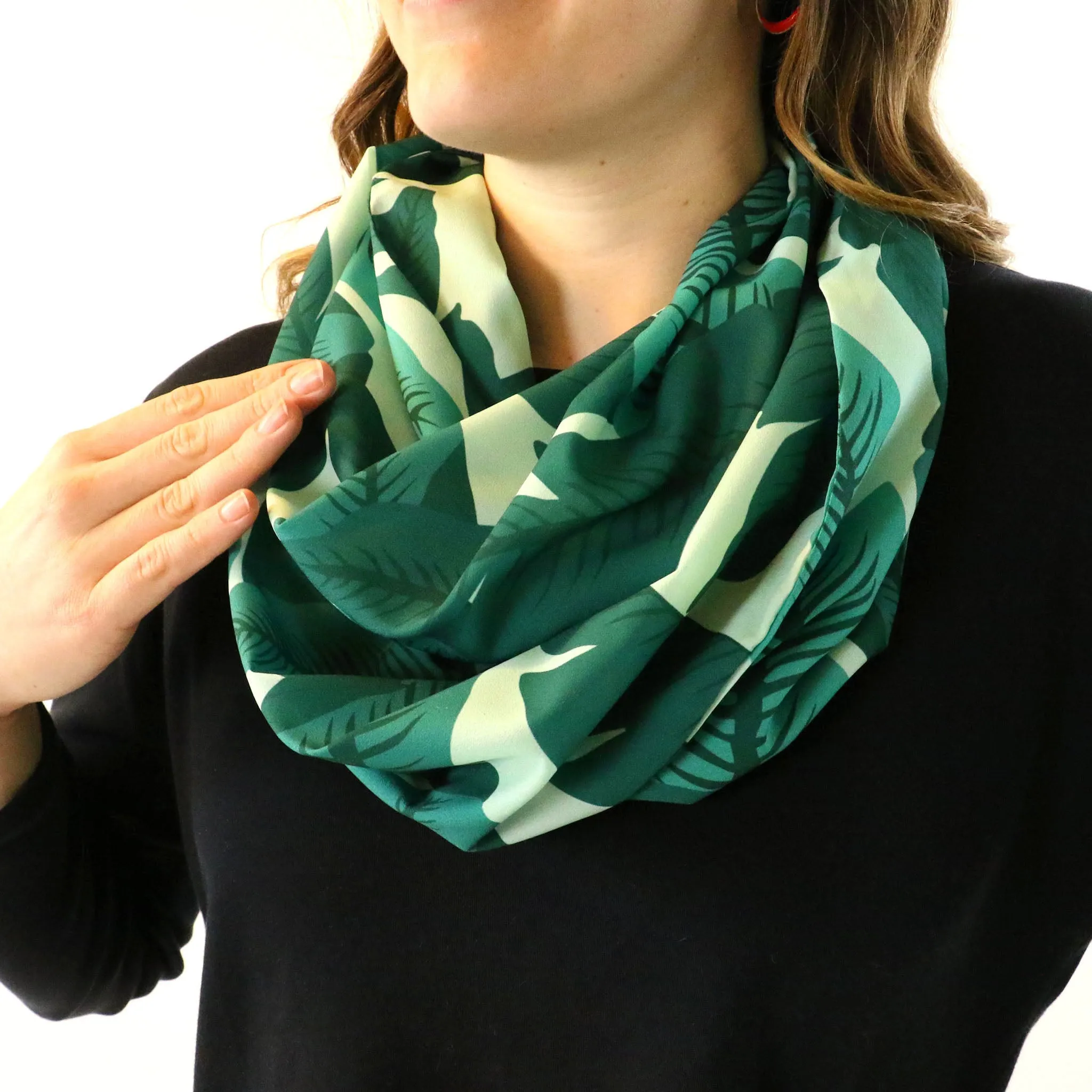 Banana Leaves Infinity Scarf