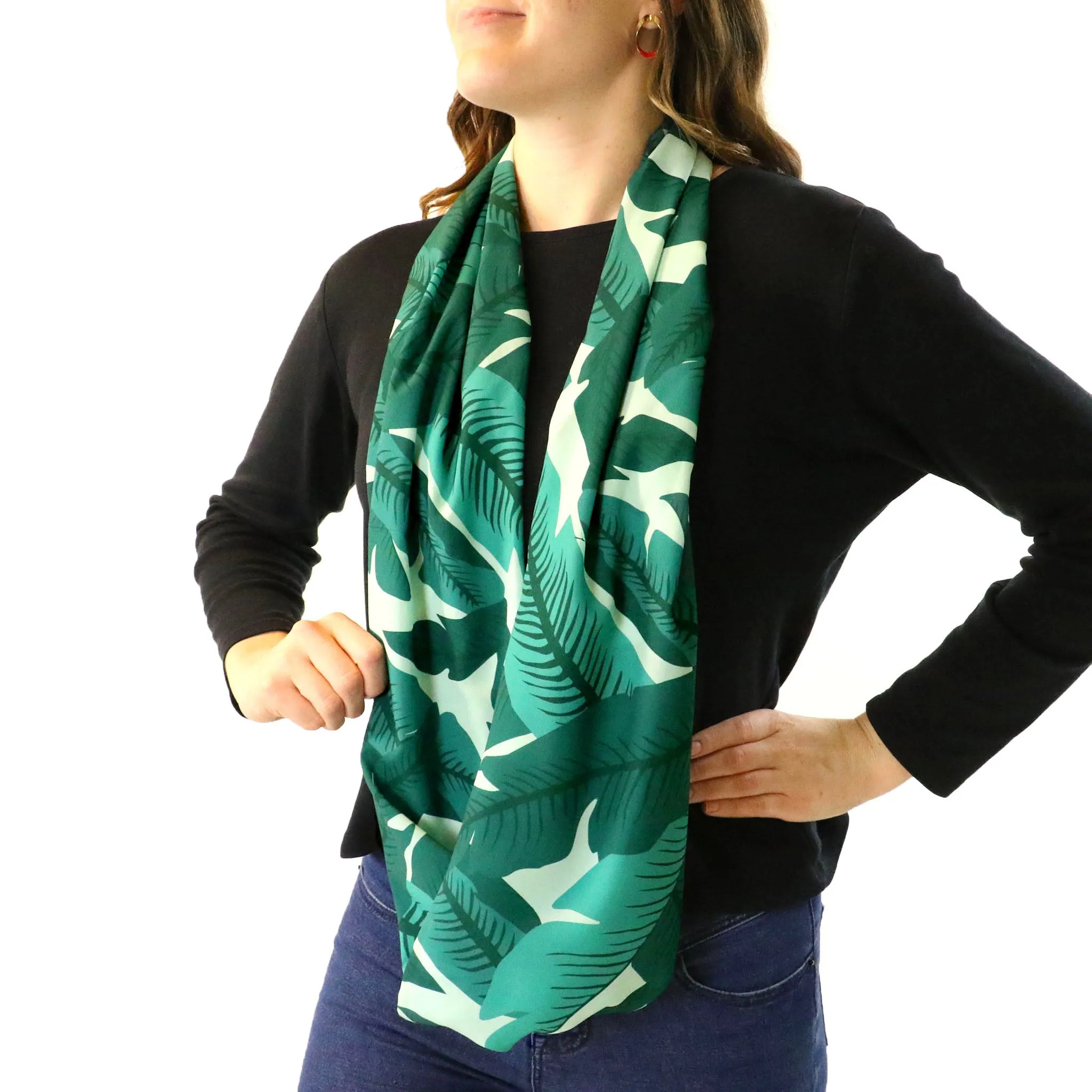 Banana Leaves Infinity Scarf