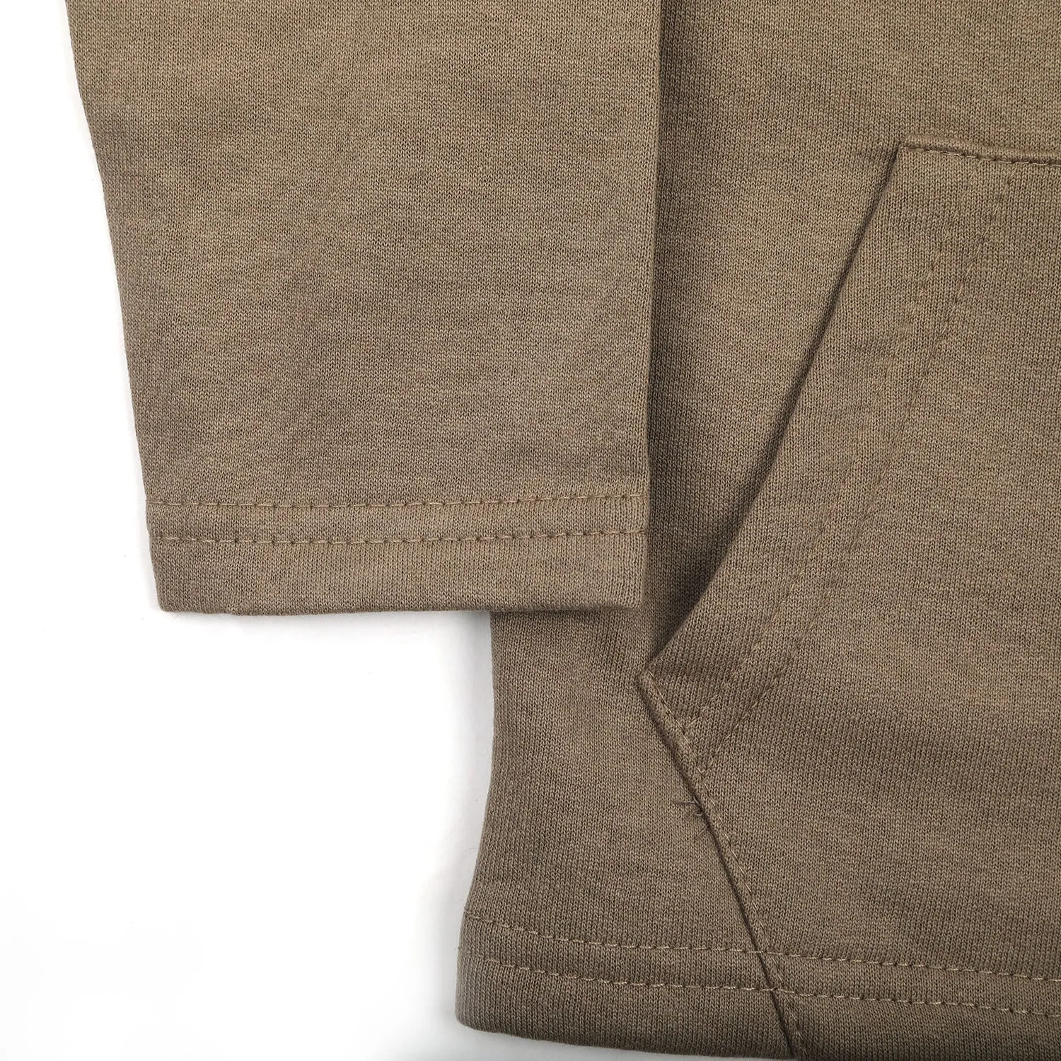Boys Full Sleeves Hoodie - Light Brown