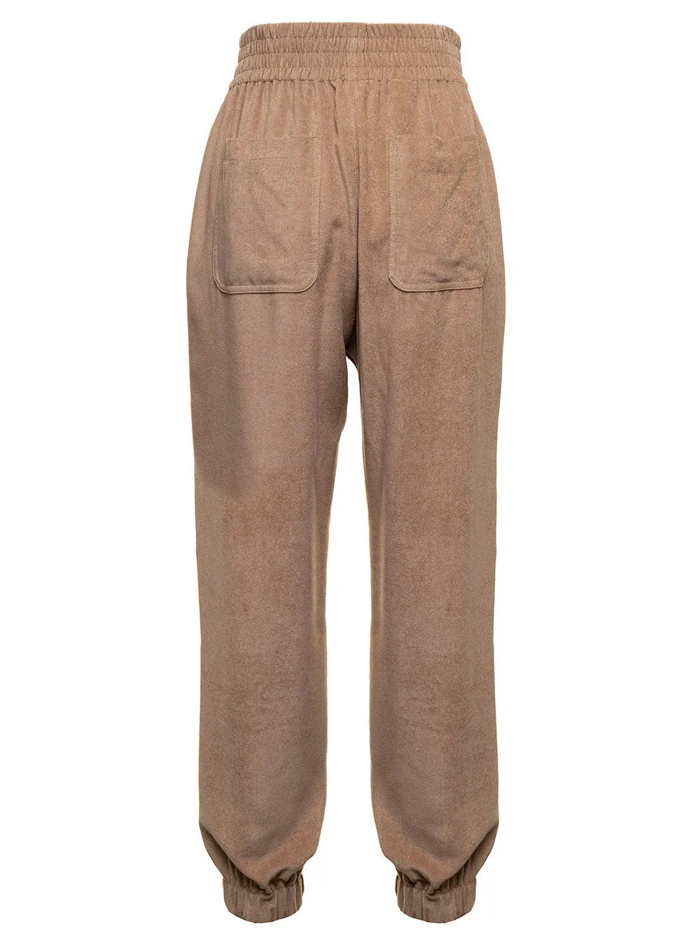 Brunello Cucinelli High Waist Tapered Leg Trousers