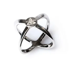 Clare Haggas Scarf Ring in Silver