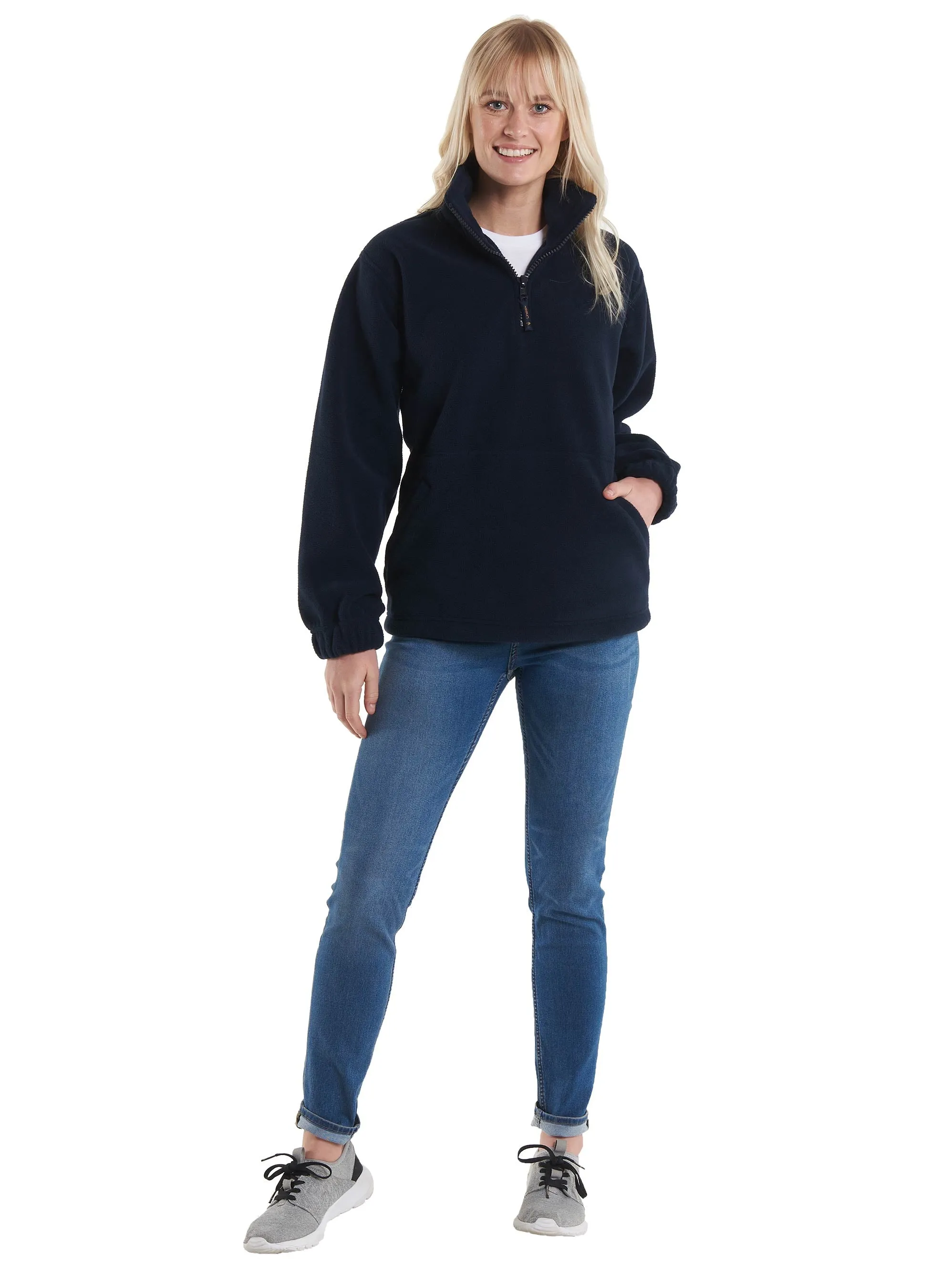 Classic 1/4 Zip Fleece Jacket | Black