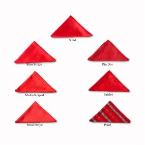 Classic Pocket Square - Carnelian