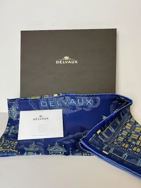 Delvaux scarf - blue grande place