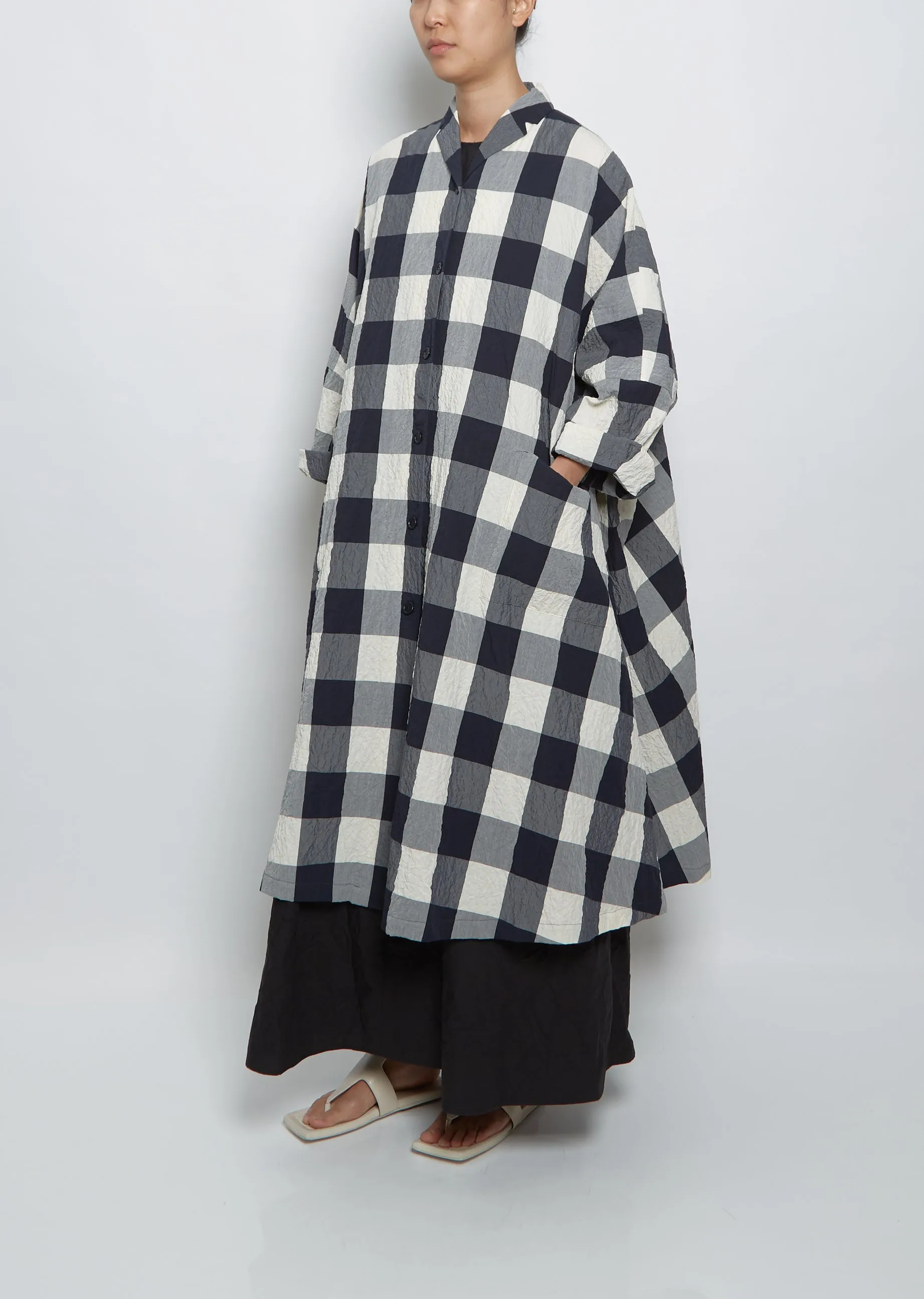 Dropped Shoulder Coat