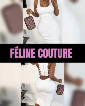 Ex Marks the Spot Slim Fit Backless Dress