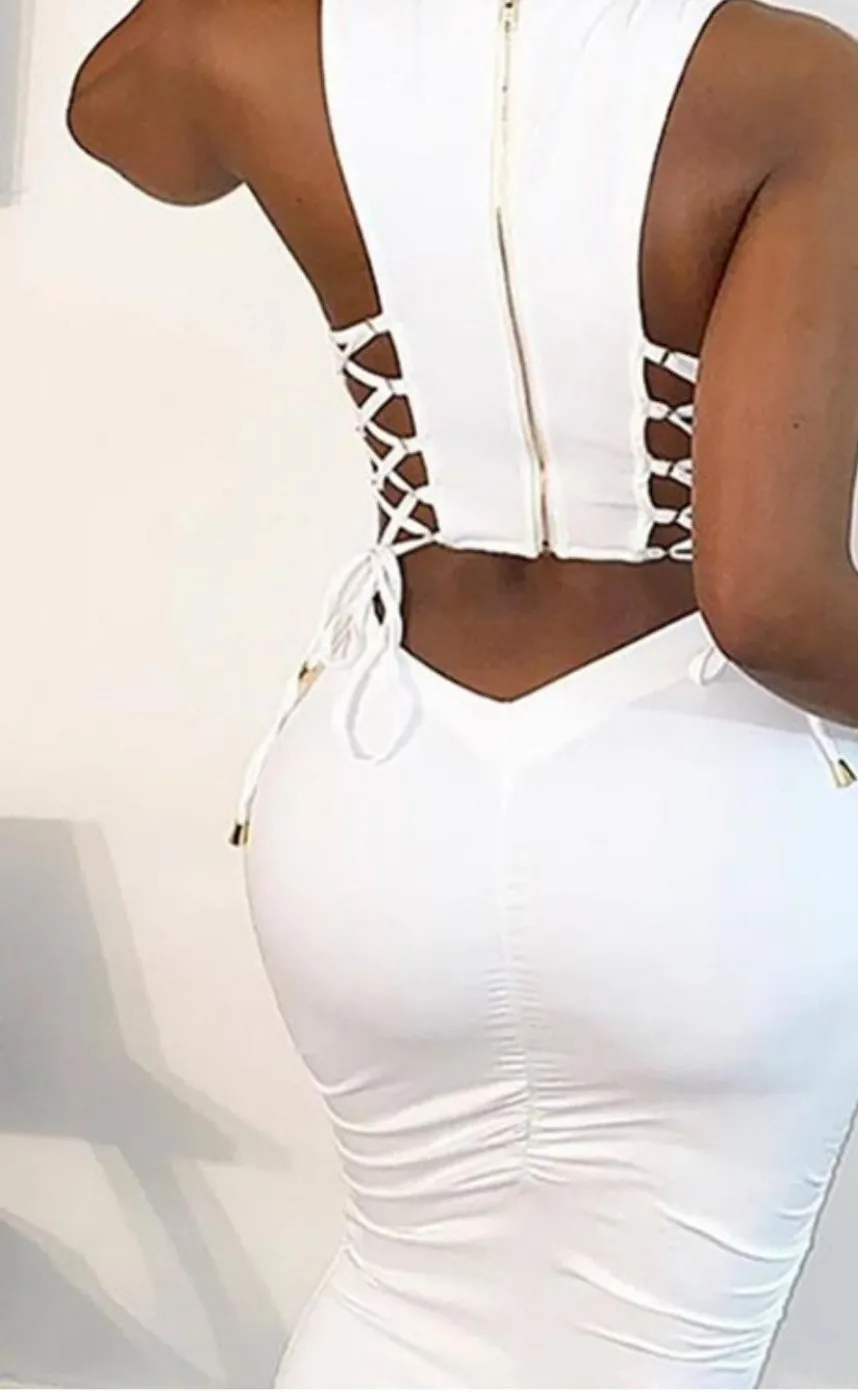 Ex Marks the Spot Slim Fit Backless Dress