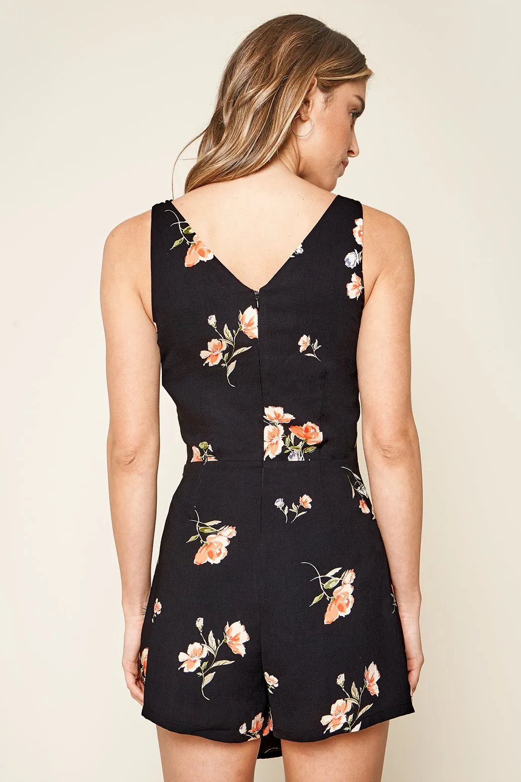 Girls Just Want To Have Fun Floral Print Skort Romper