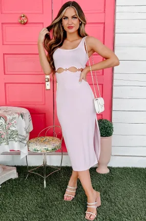 Had Enough Of You O-Ring Cut-Out Bodycon (Lavender)