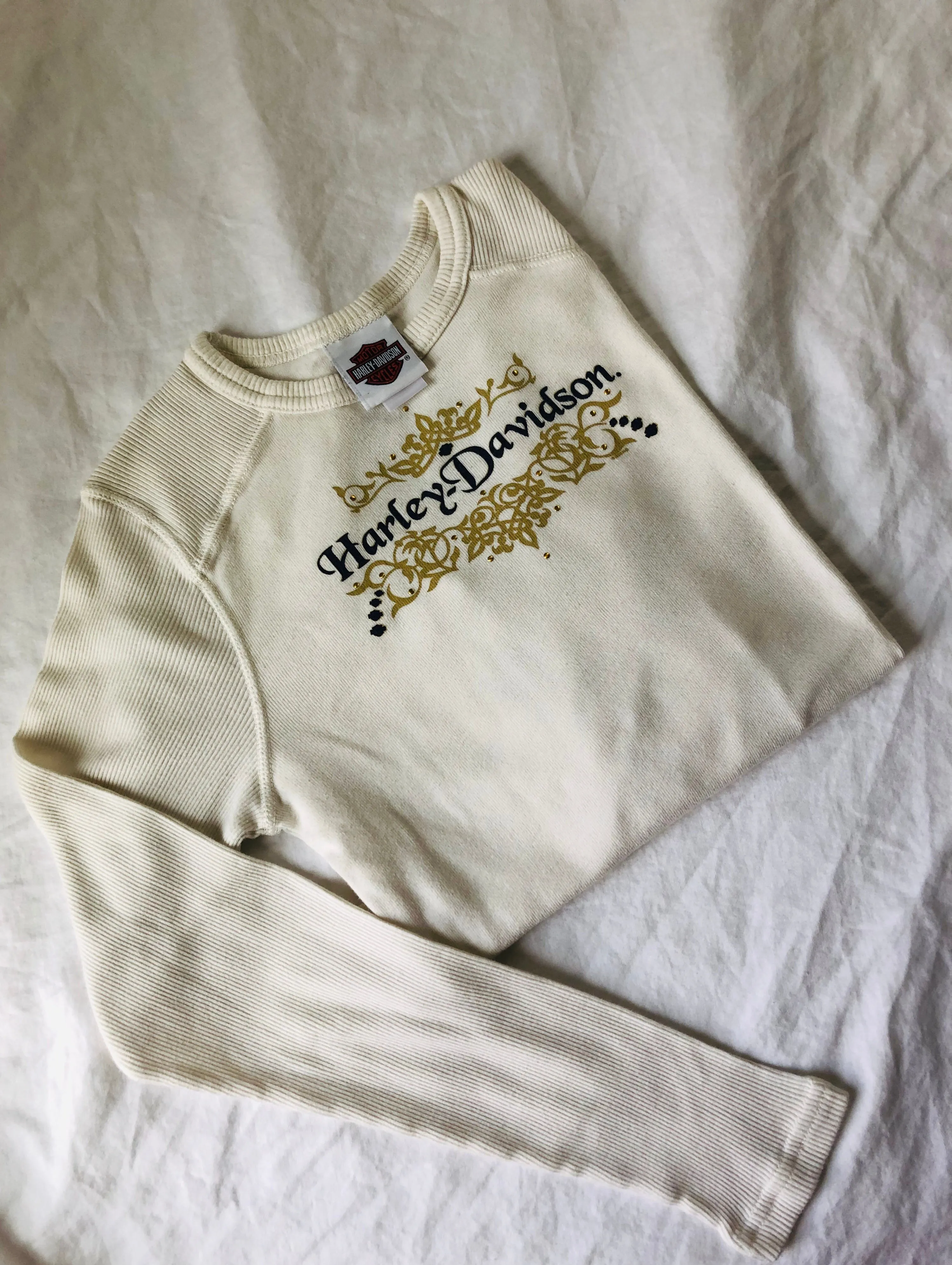 Harley Davidson Long Sleeve Crop