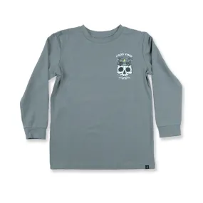 Hello Stranger Good Vibes L/S Tee Charcoal Grey