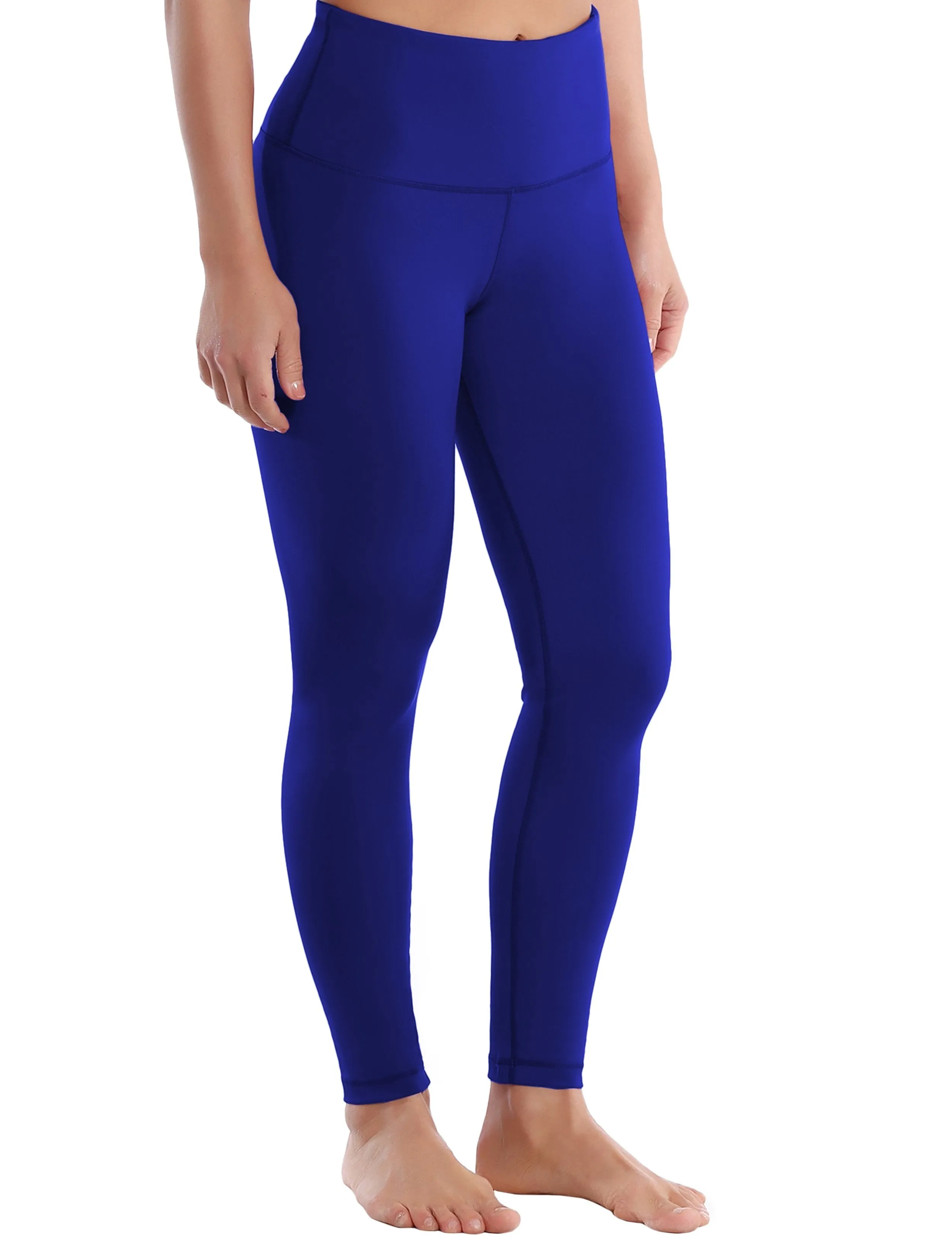 High Waist Yoga Pants navy ins_yoga