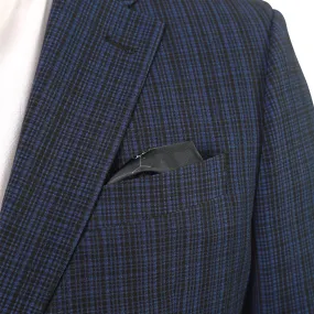 Holmes Navy Seersucker Check Blazer