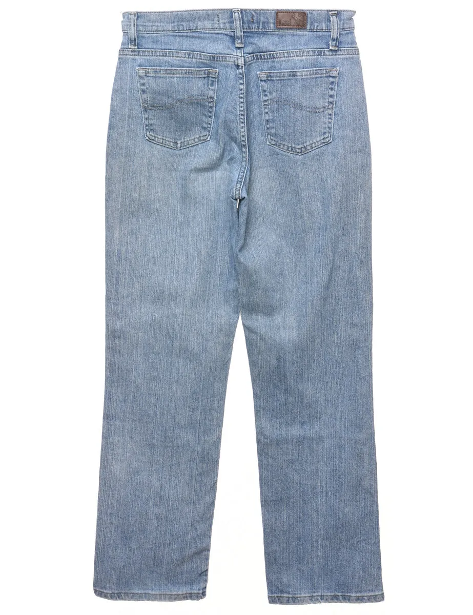 Light Wash Lee Straight-Fit Jeans - W30 L29