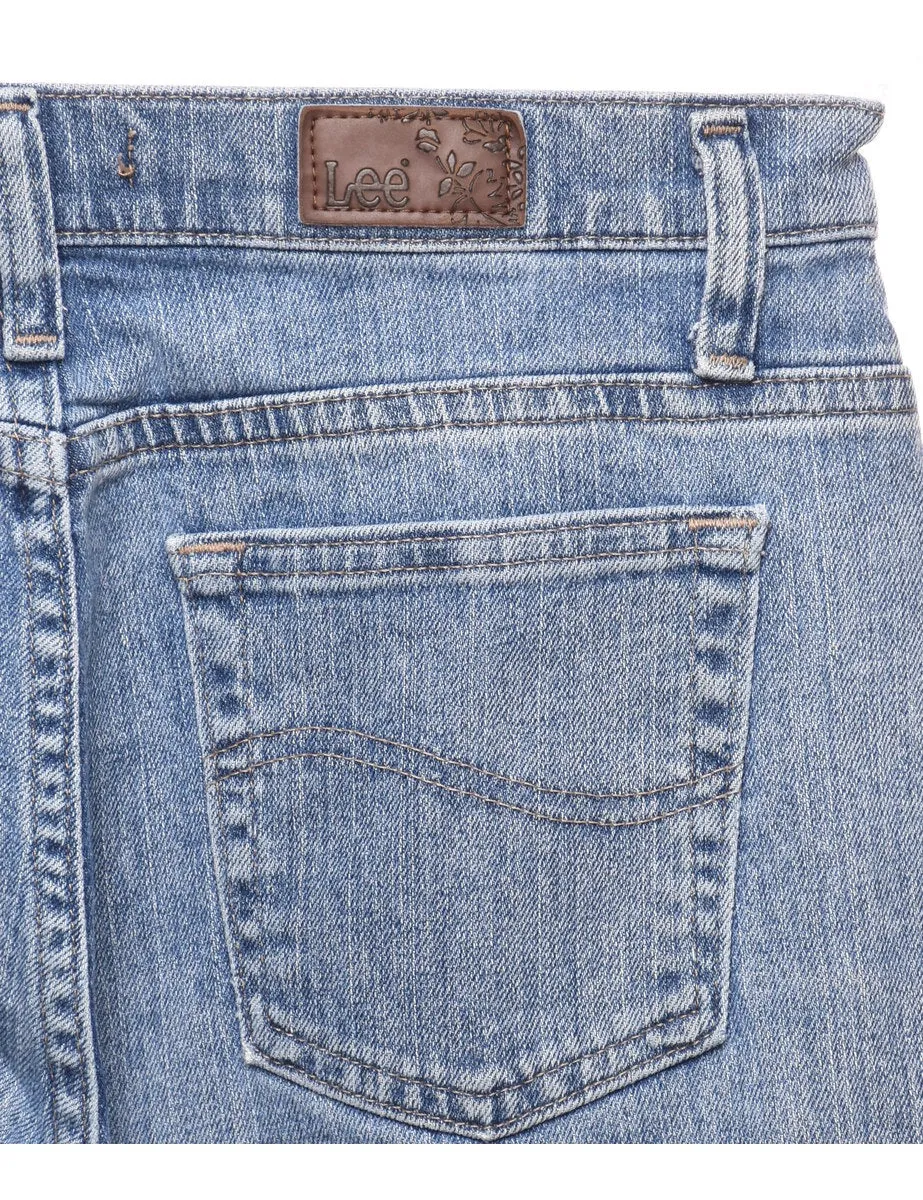 Light Wash Lee Straight-Fit Jeans - W30 L29