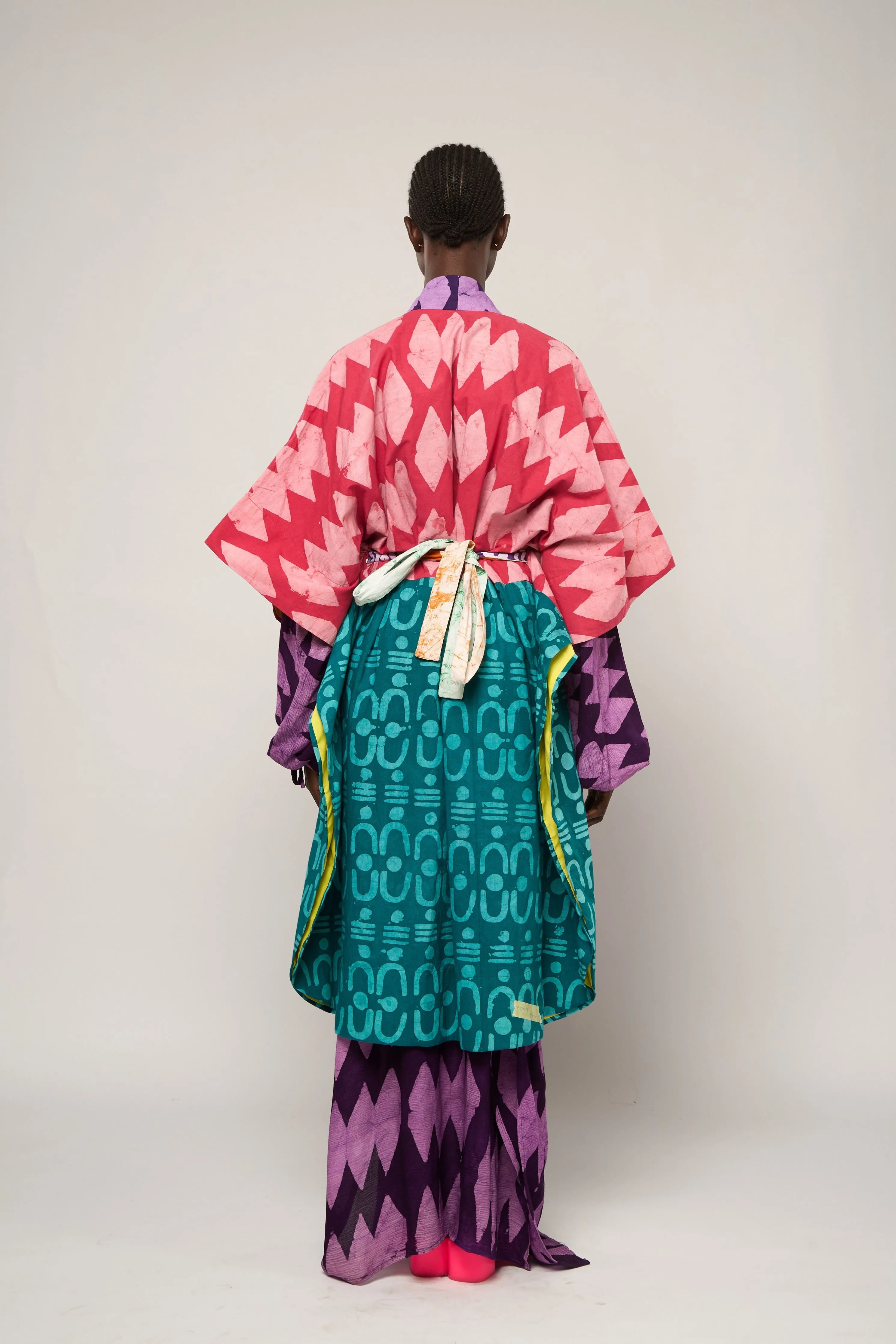 MULTICOLOUR KIMONO