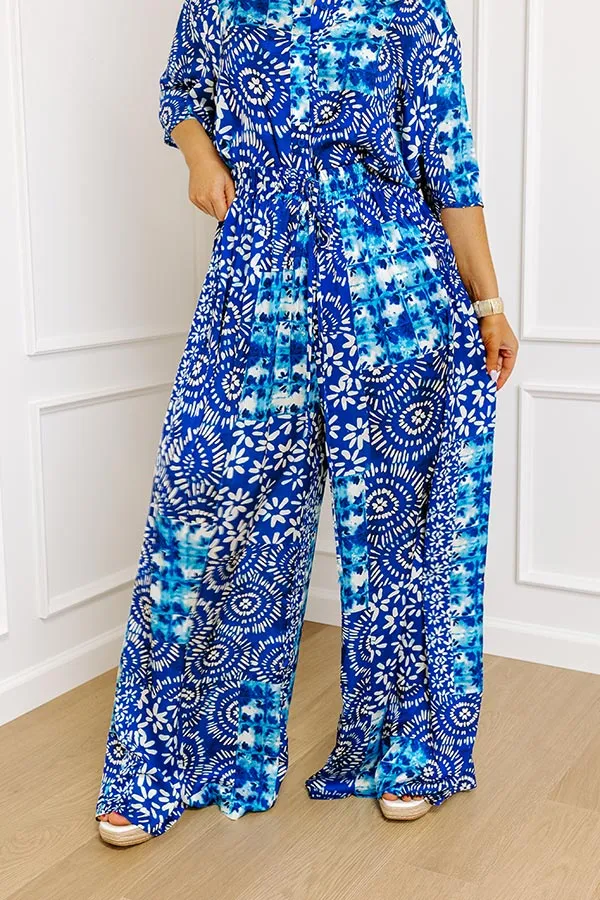Mykonos Daytrip High Waist Satin Pants Curves
