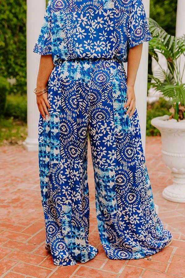 Mykonos Daytrip High Waist Satin Pants Curves