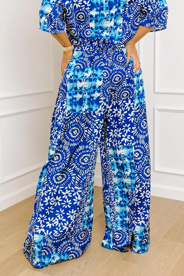 Mykonos Daytrip High Waist Satin Pants Curves