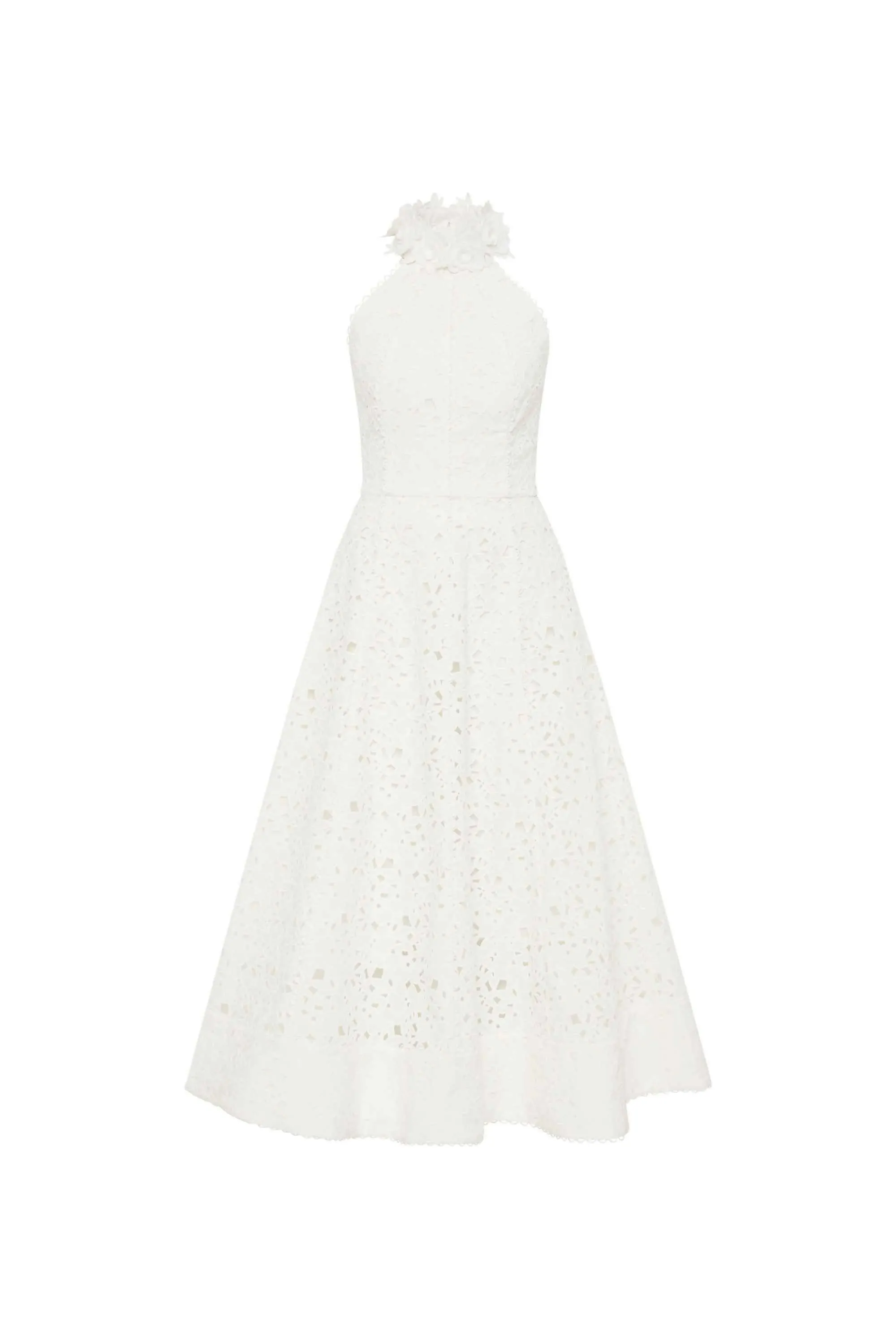 Rebecca Vallance Nuvola Halter Midi Dress