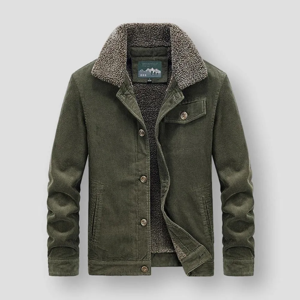 Saint Morris Corduroy Fleece Jacket