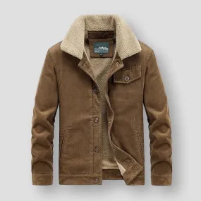 Saint Morris Corduroy Fleece Jacket