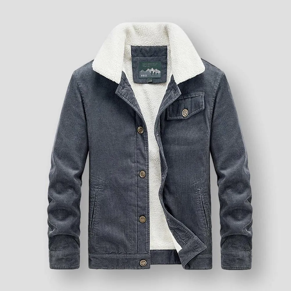 Saint Morris Corduroy Fleece Jacket