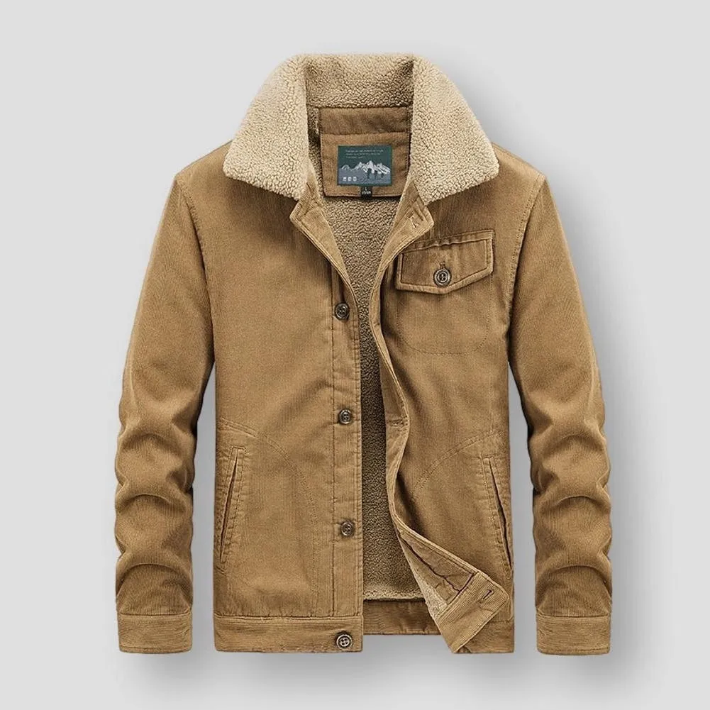 Saint Morris Corduroy Fleece Jacket