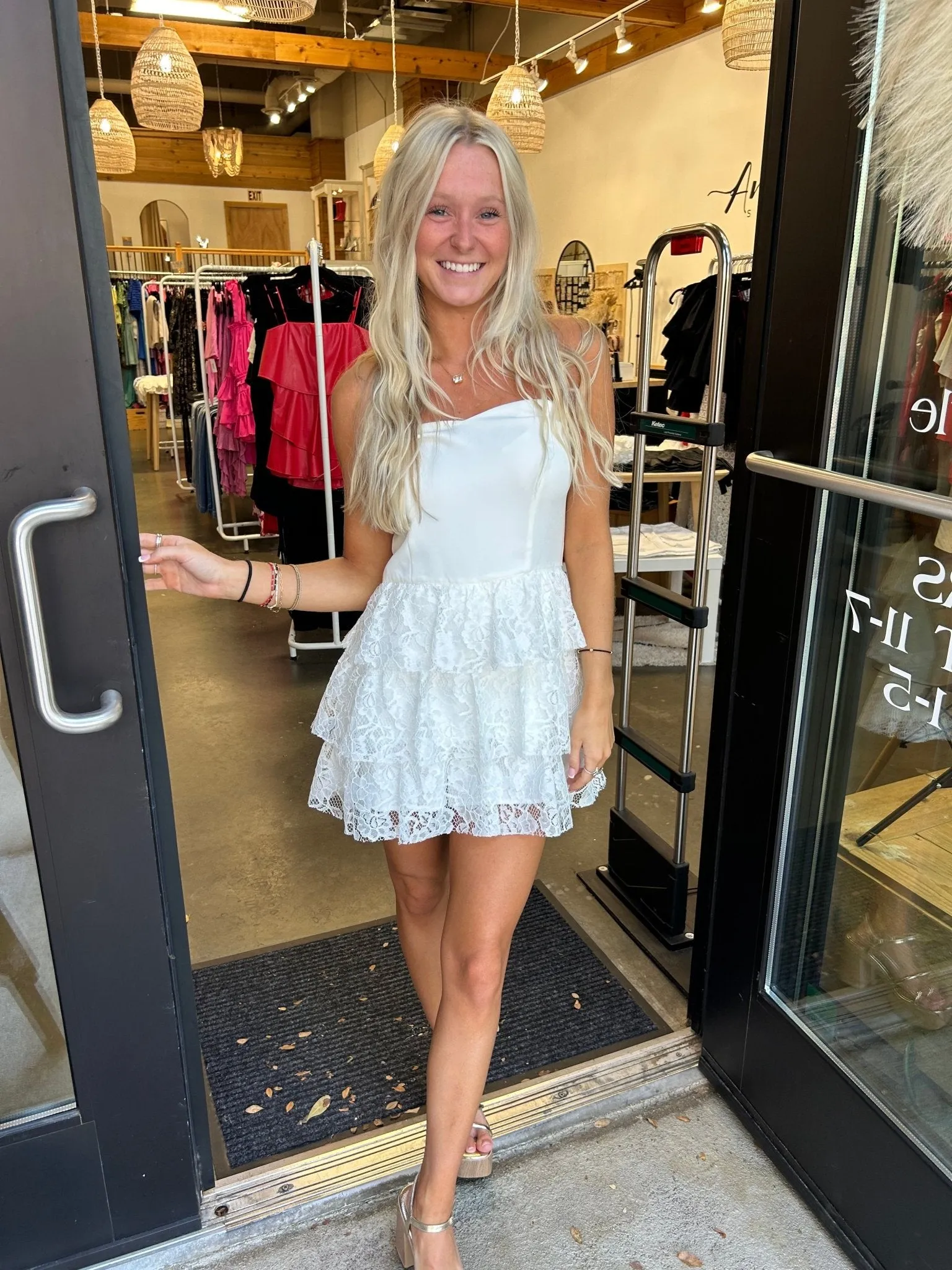 Shelby Lace Romper