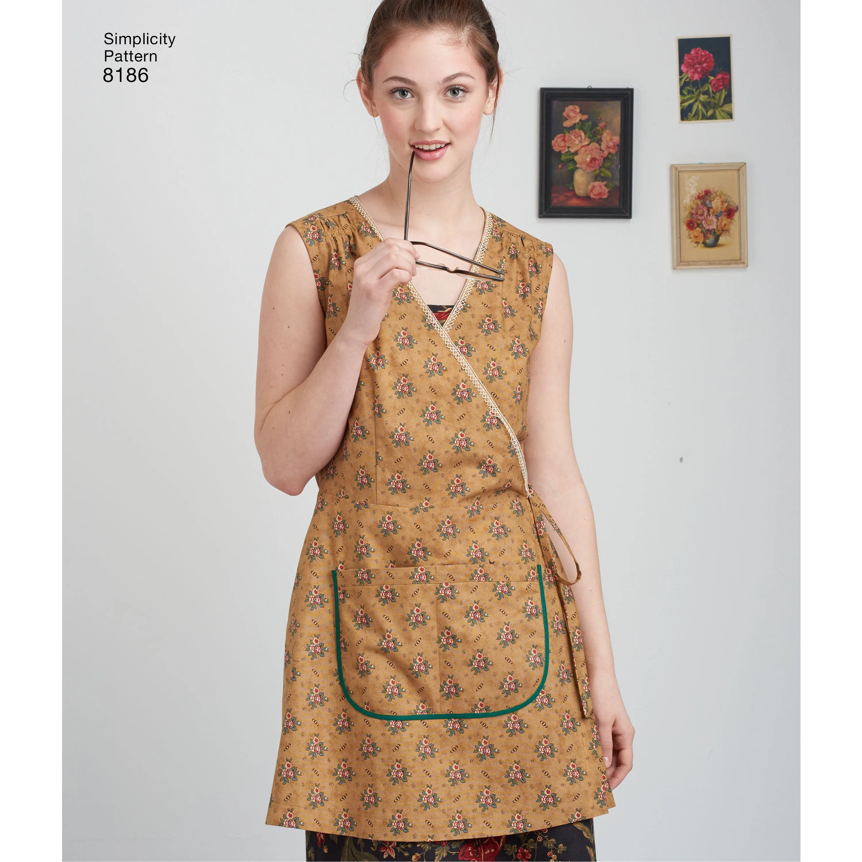 Simplicity Pattern 8186  Women's Dottie Angel Frock: Wrap & Slip Dress