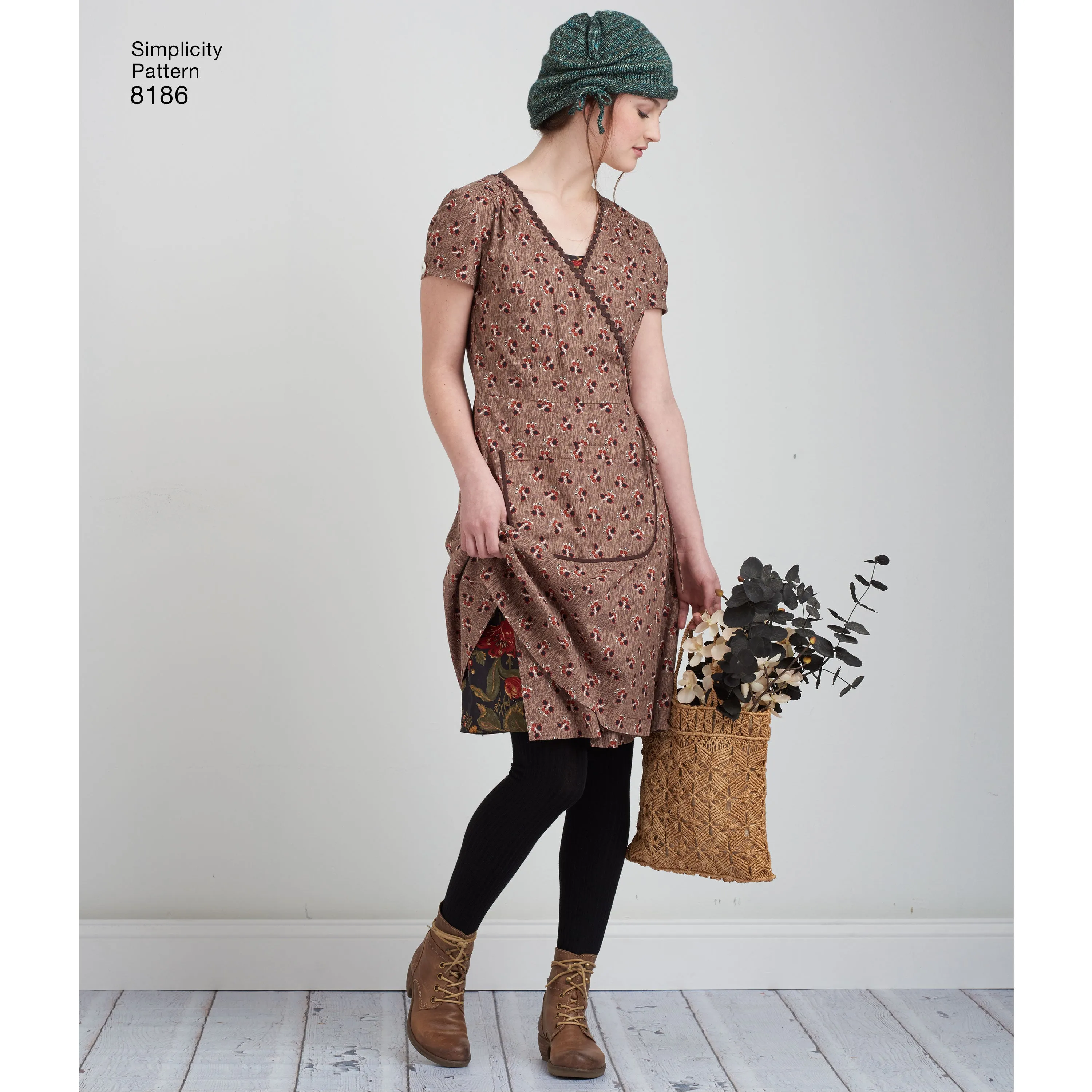 Simplicity Pattern 8186  Women's Dottie Angel Frock: Wrap & Slip Dress