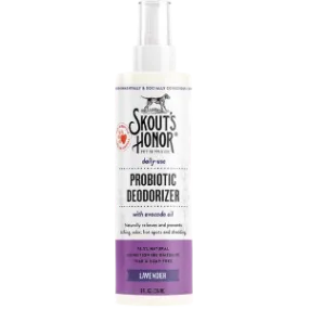Skout's Honor Probiotic Daily Use Pet Deodorizer Lavender 8-oz