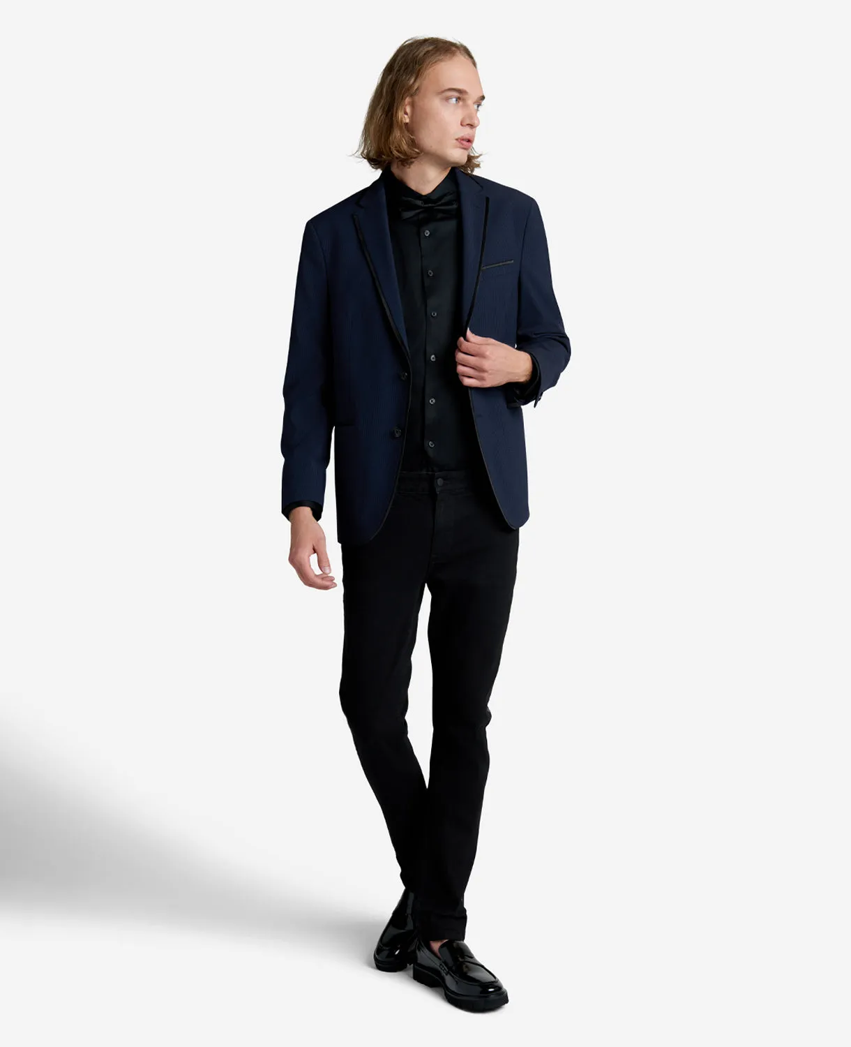 Slim-Fit Seersucker Striped Sport Coat