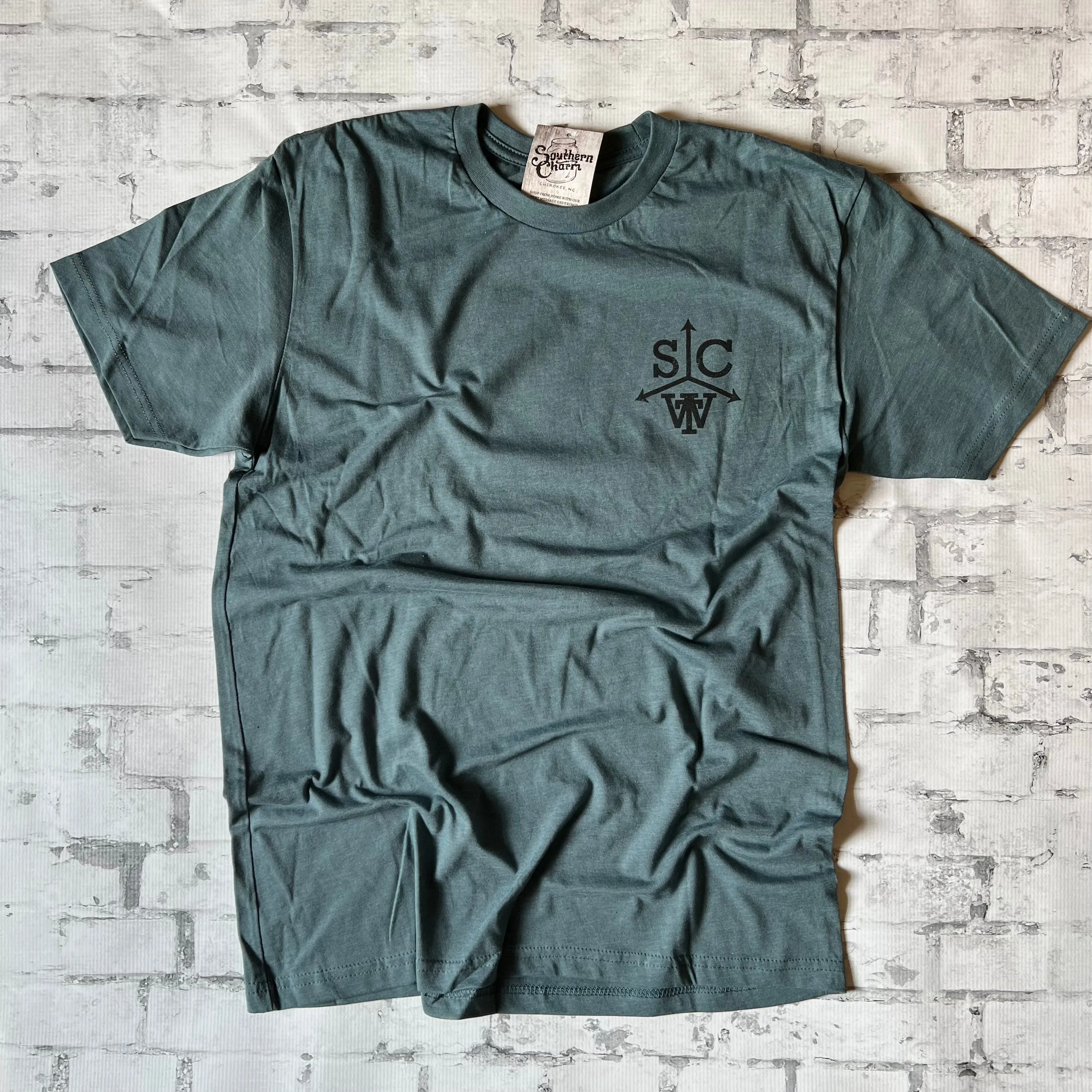 Southern Charm "Dixie Fly" Short Sleeve T-shirt - Indigo