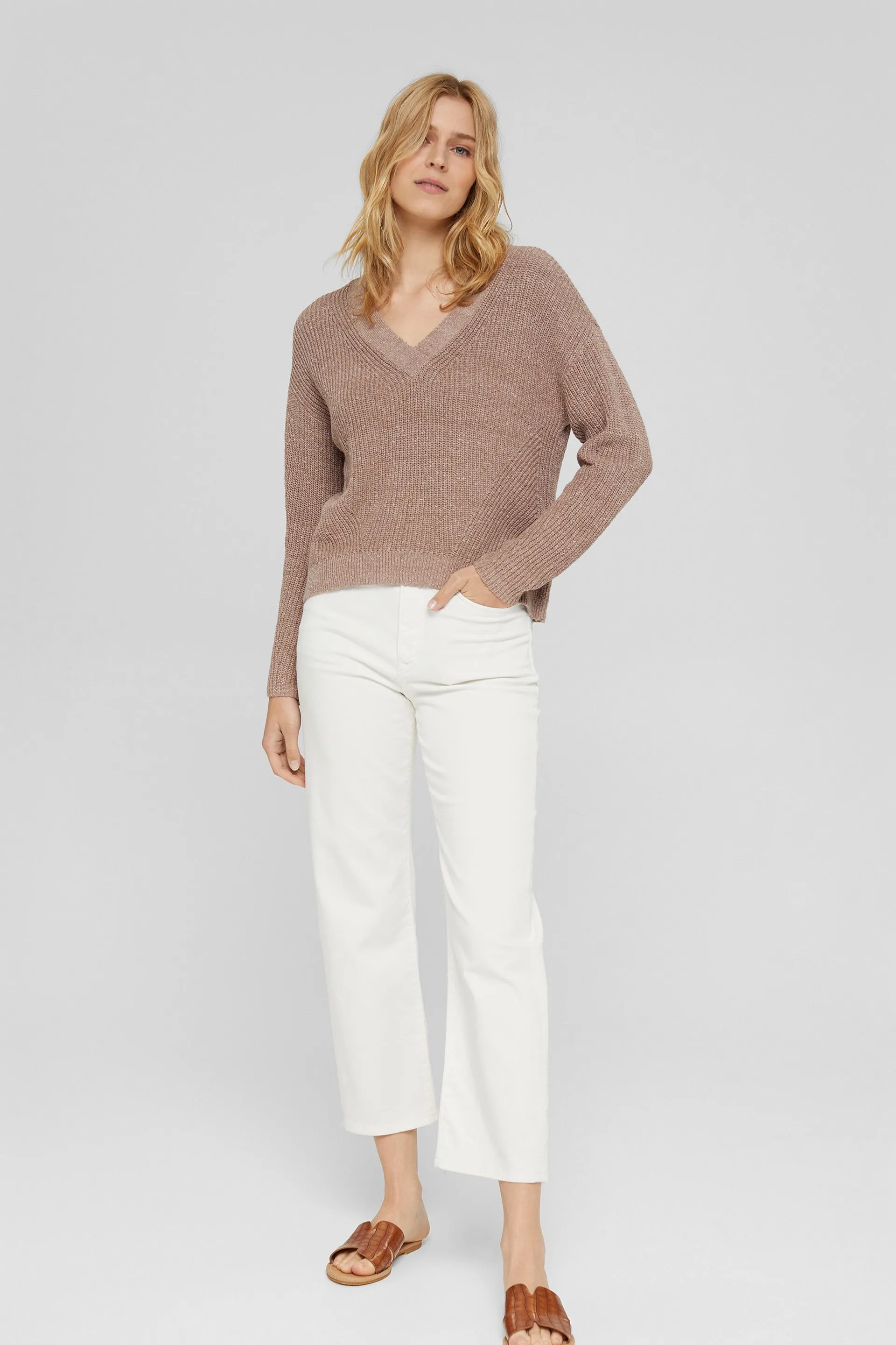Straight Off White Jeans