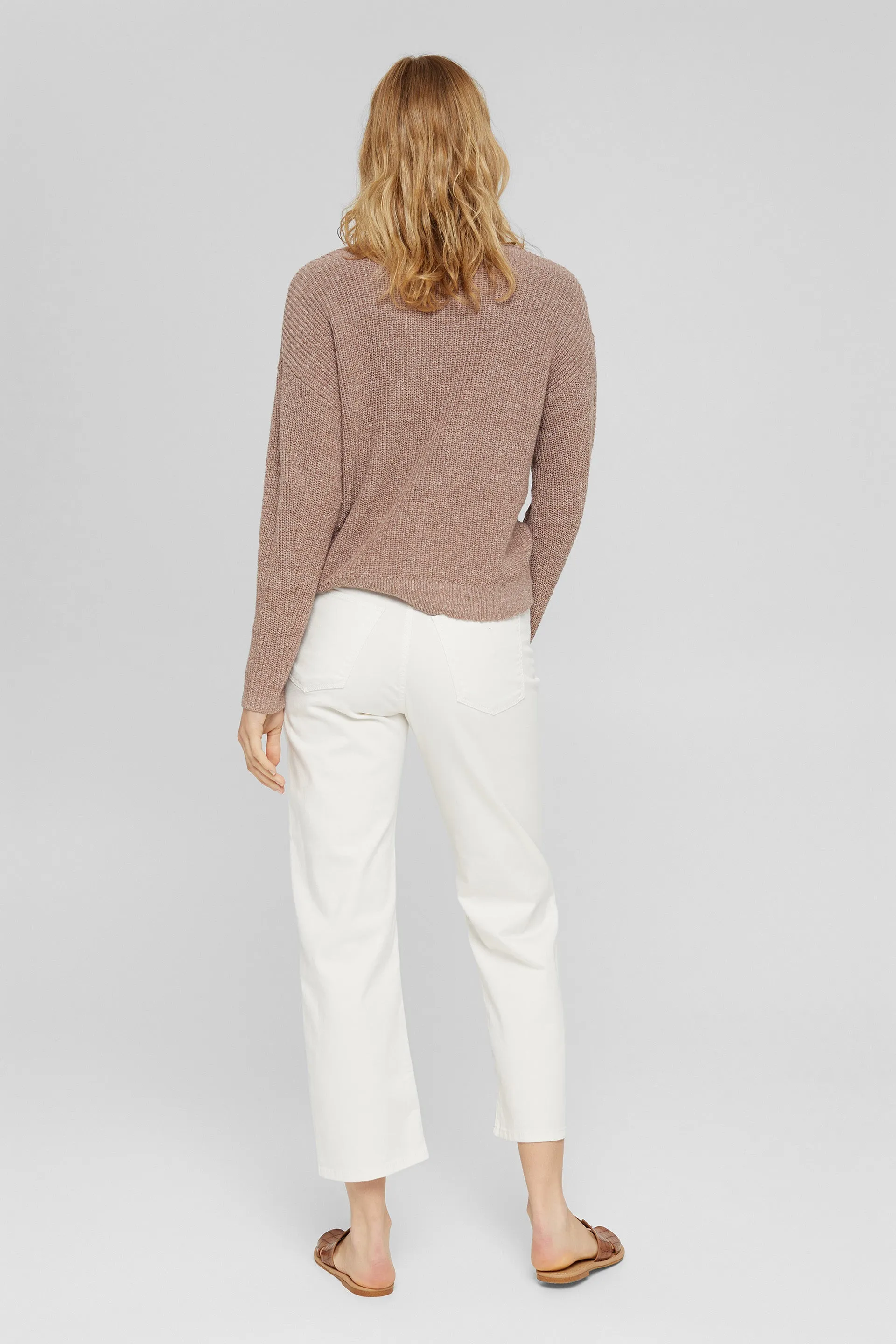 Straight Off White Jeans
