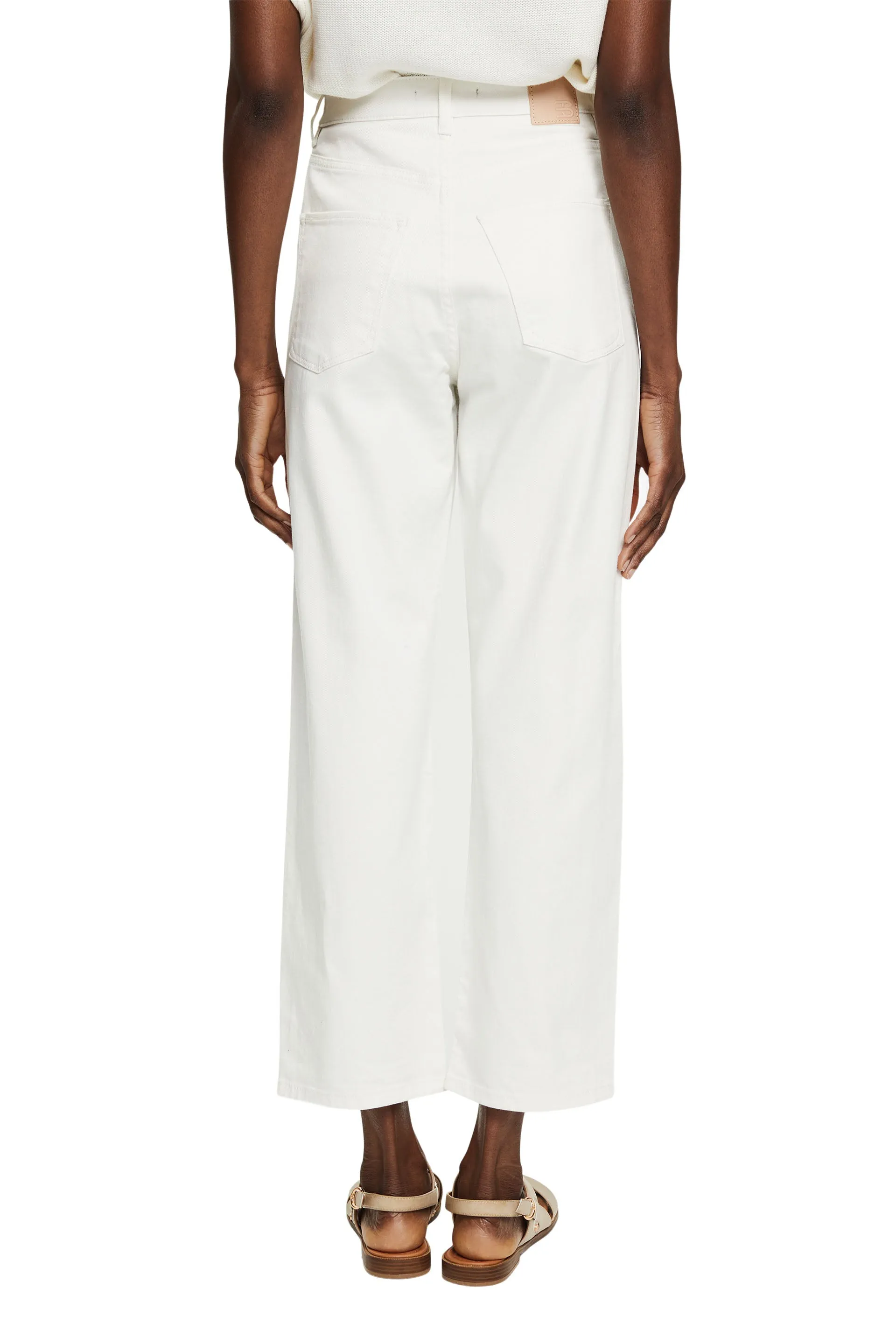 Straight Off White Jeans