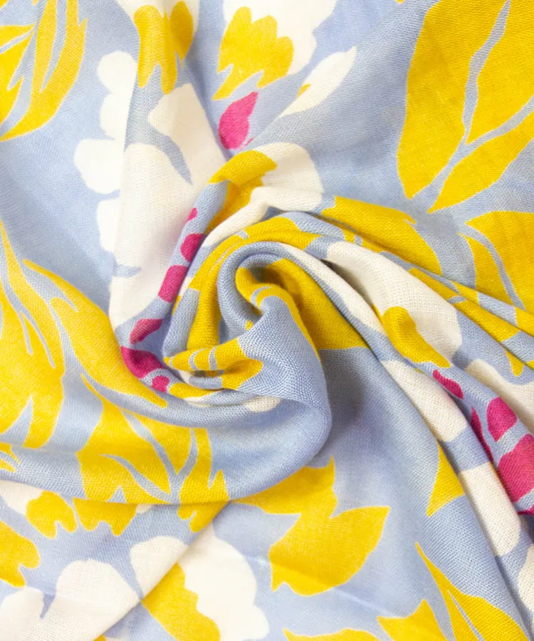 Sun Protection Cardigan / Yellow Peony Boho Kimono Cardigan