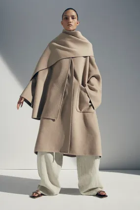 THEORA COAT - NOUGAT