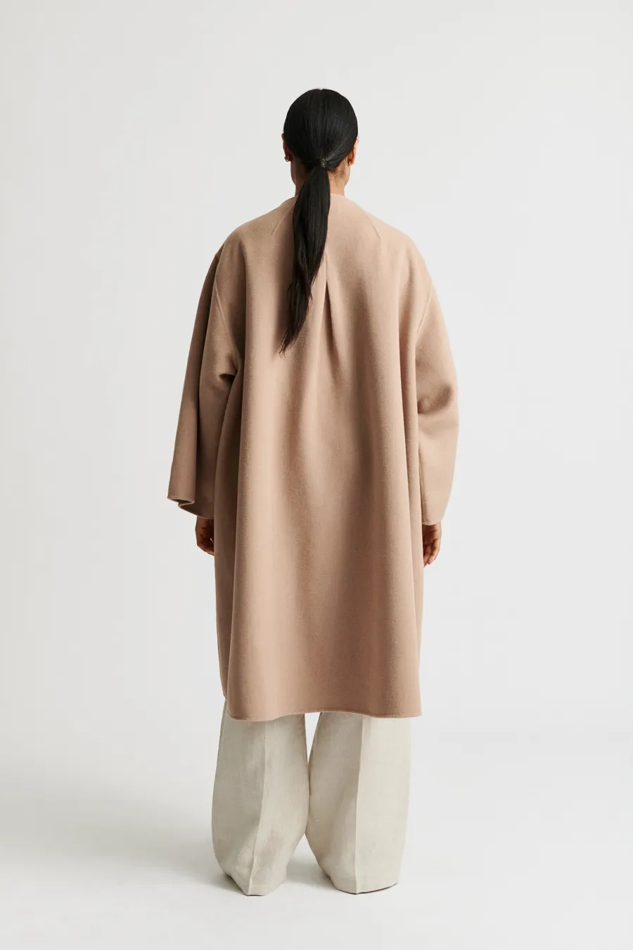 THEORA COAT - NOUGAT