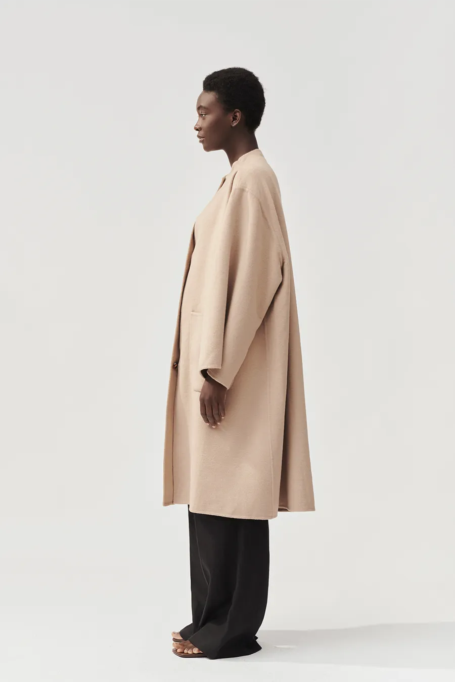 THEORA COAT - NOUGAT