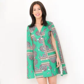 Tori Print Split Sleeve Blazer Dress
