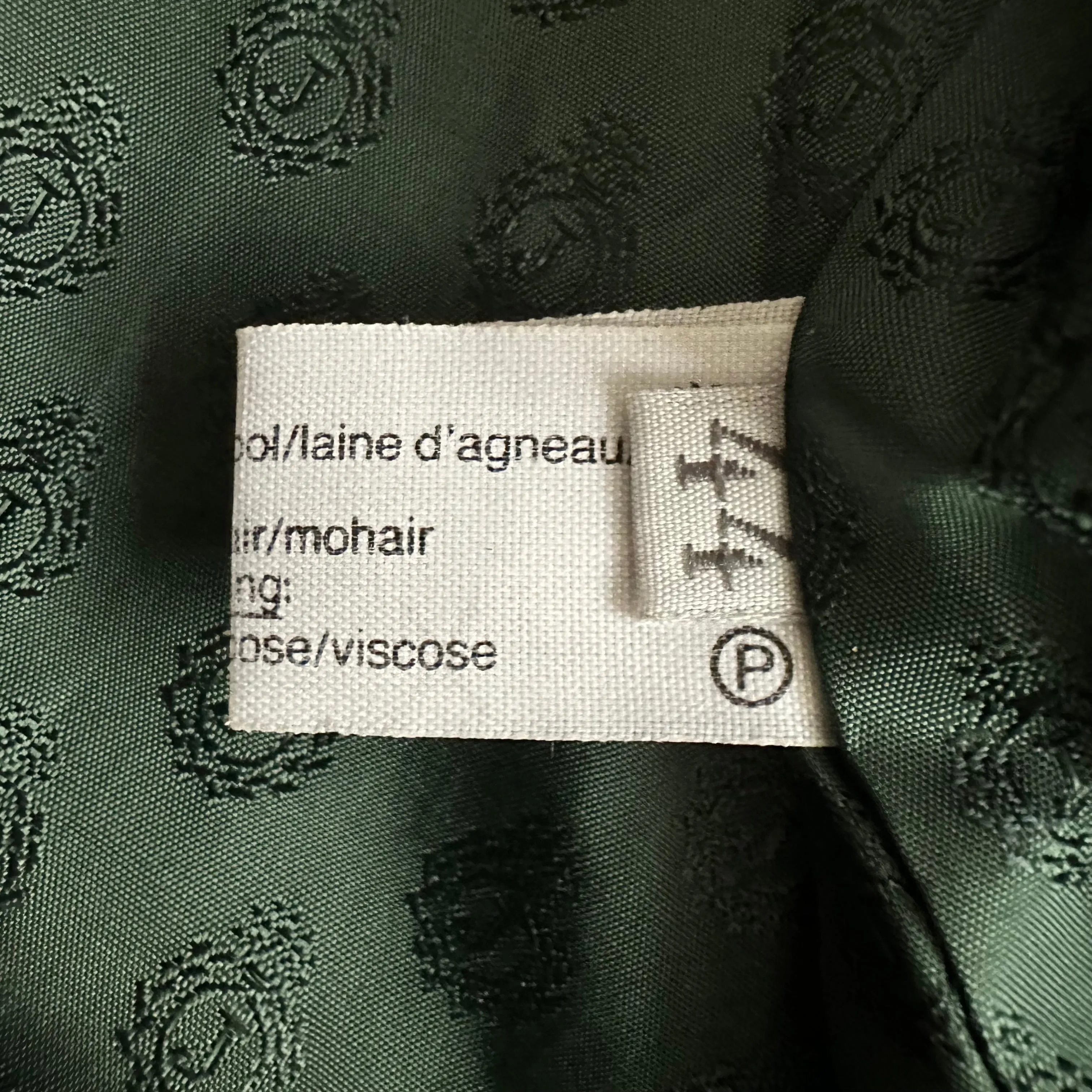 Vintage Scarf Wool Mohair Coat, size M-L