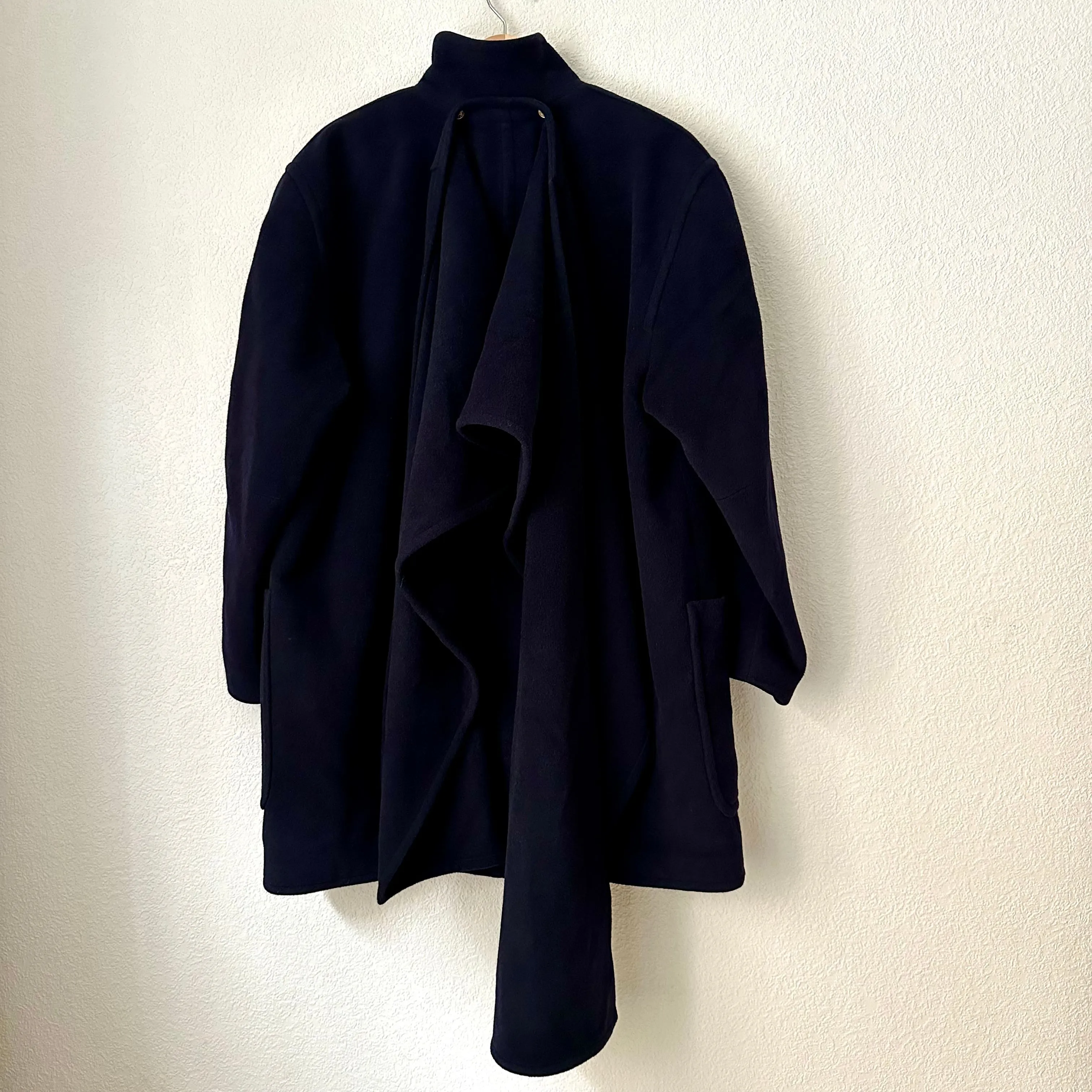 Vintage Scarf Wool Mohair Coat, size M-L
