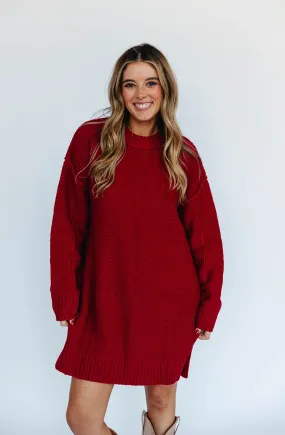 Walker Mini Dress - Red