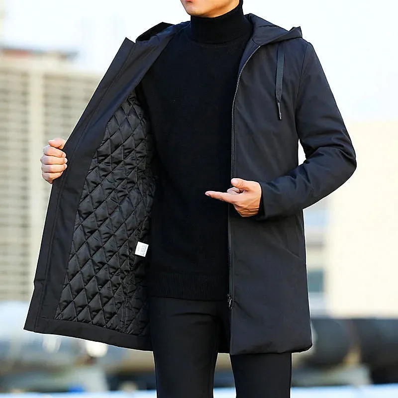 Waterproof Insulated Winter Trench Coat