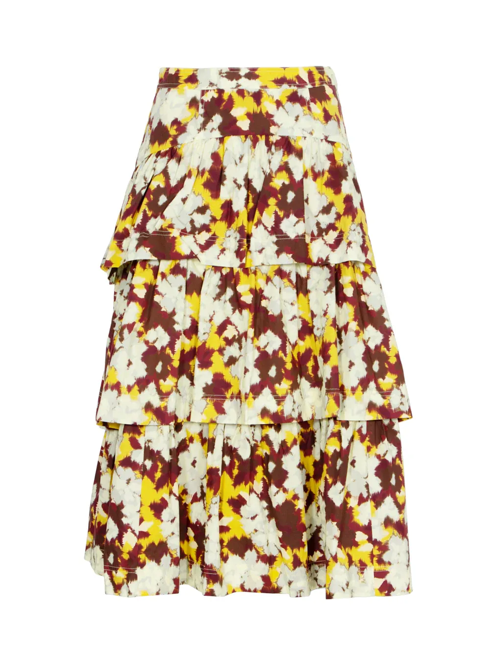 Winnie Ruffle Midi Skirt